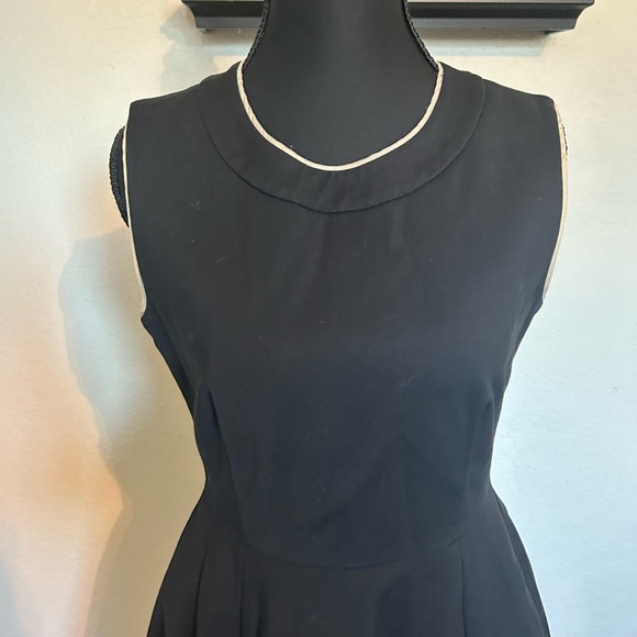 Preppy Classic Americana kate spade Black Fit-and-Flare Mini Dress Size 4 - Picture 3 of 11